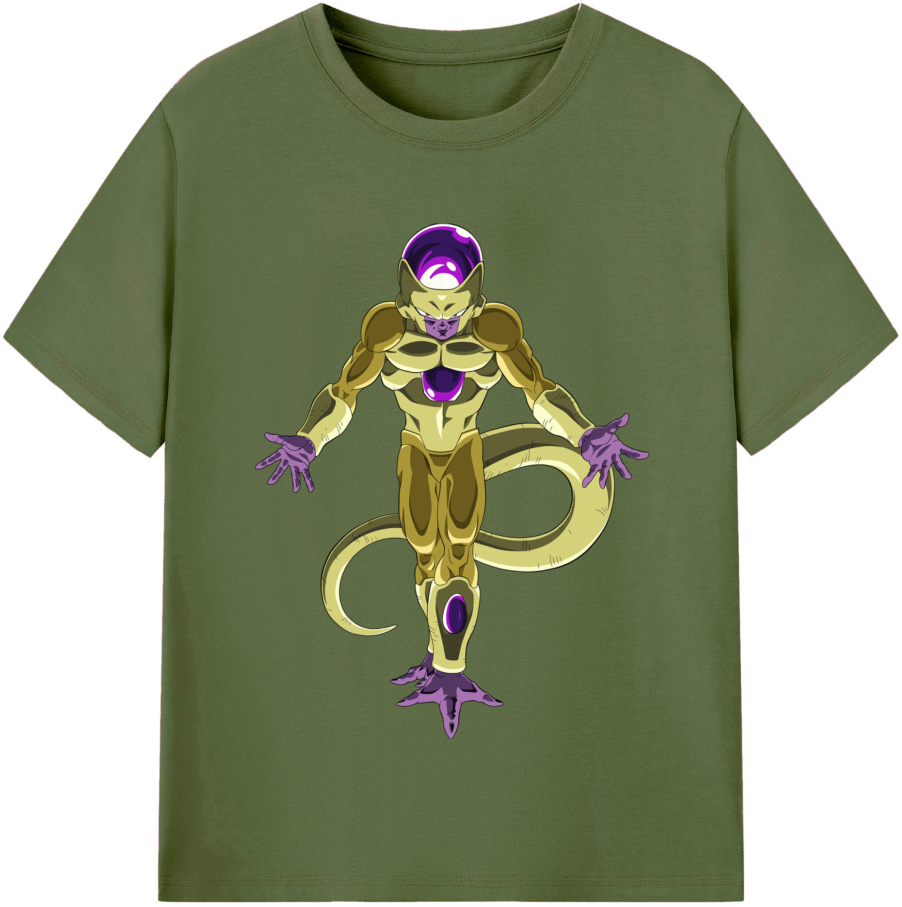 （画像用） ドラゴンボール フリーザ DRAGON BALL Frieza 綿100％半袖Tシャツ（フロントプリント）